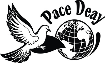 dove with peace sign