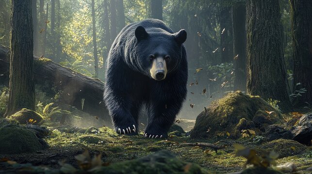 brown bear in the forest