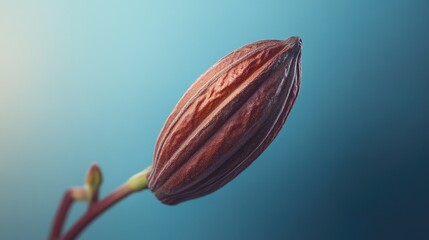 close up of red flower