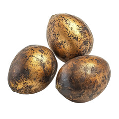Fototapeta premium quail eggs on white background