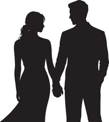 Forever Starts Now Couple Silhouette Bundle
