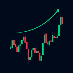 Candlestick chart. A tool for technical analysis. Trading and investing. Analysis of prices in financial markets. Japanese candlesticks.