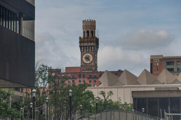 emerson bromo seltzer tower in the city of baltimore maryland