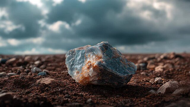 Rare Earth Elements Close-Up &ndash; Macro Video of Raw Metal and Mineral Ores