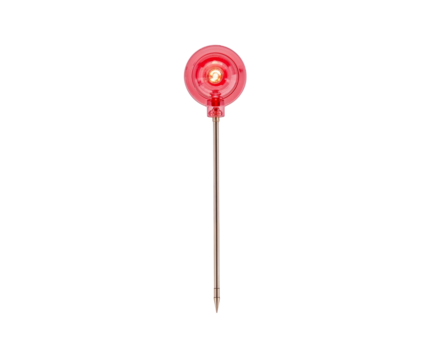 Isolated Juggling Pin with LED Tip, A Minimalist Composition of Form and Illumination for Creative Projects