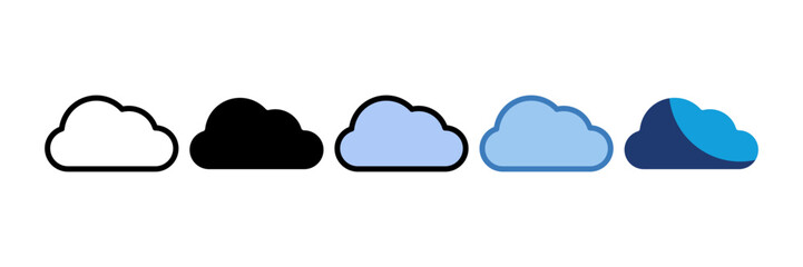 Cloud Icon Element For Design