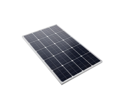Isolated Solar Panel Segment Showcasing Burn Marks Highlighting Potential Degradation Issues and Maintenance Requirements