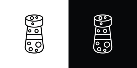 Cork wine icon in black. flat graphic vector icon