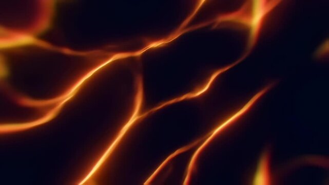 Fiery Energy Waves Expanding in Dark Space