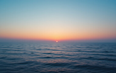 Obraz premium Sunset over the sea .