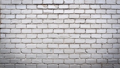 Fototapeta premium white brick wall with uneven surface and aged texture