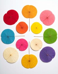 colorful wool yarn