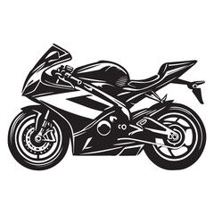 Obraz premium Sport Bike Vector Clipart for Apparel Stickers and Digital Art