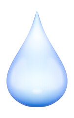 Pure crystal clear droplet of water.
