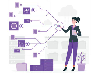 Fototapeta premium Vector illlustrations