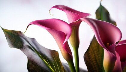 pink calla lilies
