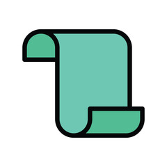 paper icon in flat design