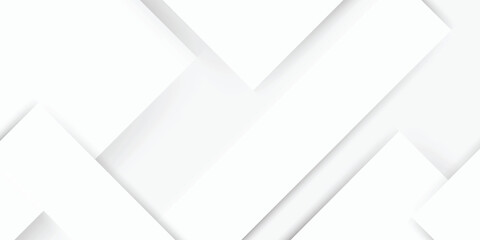 Fototapeta premium Abstract white background. Minimal geometric white light background abstract design. Vector Illustration