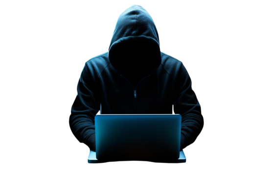 hacker with laptop