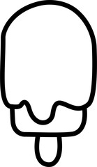 Cute Popsicle Summer Treat Illustration