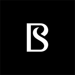 Monogram Letter BS Or SB logo is elegant, luxurious and modern style. Suitable for fashion, clothing, jewelry companies, etc.