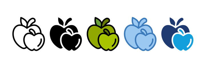 Apple Icon Element For Design