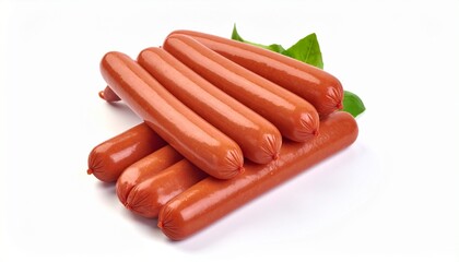 sausage on a white background