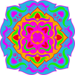 Colorful Floral Mandala Set.001