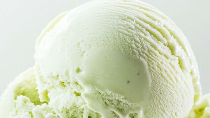 ice cream with mint