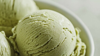 ice cream with mint
