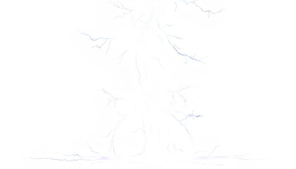 Obraz premium electricity lightning isolated