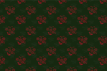 Seamless floral pattern. This design is used for textile print, bedding, curtain, wrapping, blanket, carpet and many more
