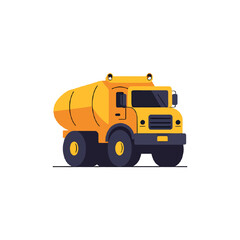 Naklejka premium yellow toy truck