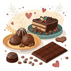 A Delectable Assortment of Chocolate Desserts and Sweet Treats