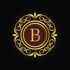 Vector illustration of a burning candle with a meaningful symbol LOGO B