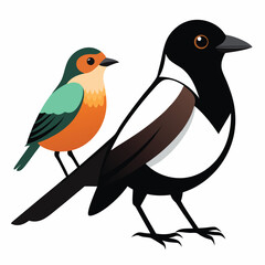 vector illustration of a bird