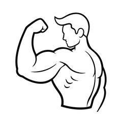 biceps muscle arm strength fitness body building