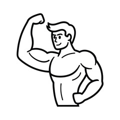 biceps muscle arm strength fitness body building