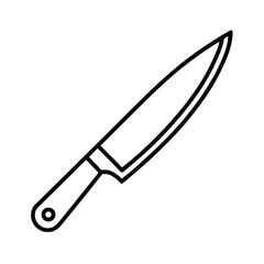 chef knife kitchen knife sharp knife vector