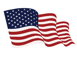  US flag vector