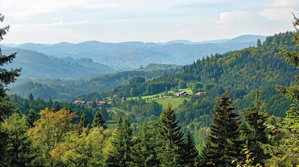 Scenery of the Black Forest in Germany: Enchanting Landscapes, Historic Villages, and Natural Wonders in Southern Germany