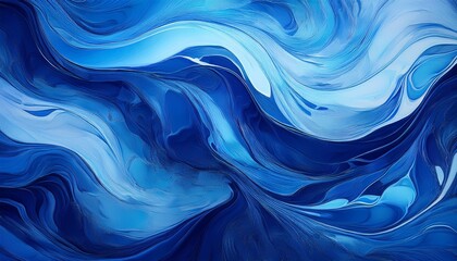 Obraz premium sapphire blue background with marbled texture