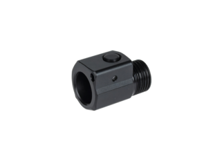 Compact and Durable Black Fitting for Precision Attachment in Various Mechanical Applications