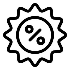 Discount Badge Percentage Icon
