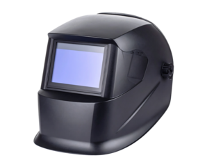 Professional Welding Helmet with Digital Display for Safety in Industrial Applications and Workshops