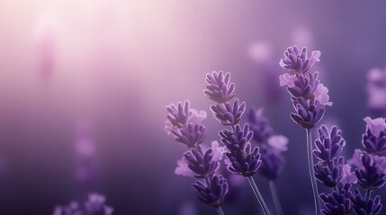 Fototapeta premium Lavender Field at Sunset