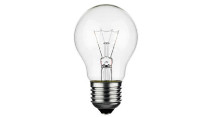 Isolated Light Bulb