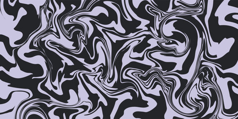 Abstract horizontal background with colorful waves. Trendy vector illustration in style retro 60s, 70s.