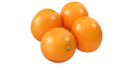 Four fresh oranges arranged closely, showcasing their vibrant color and texture.
