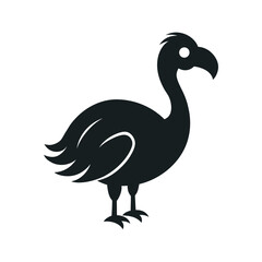 Extinct Dodo Bird History Silhouette © Maptahul
